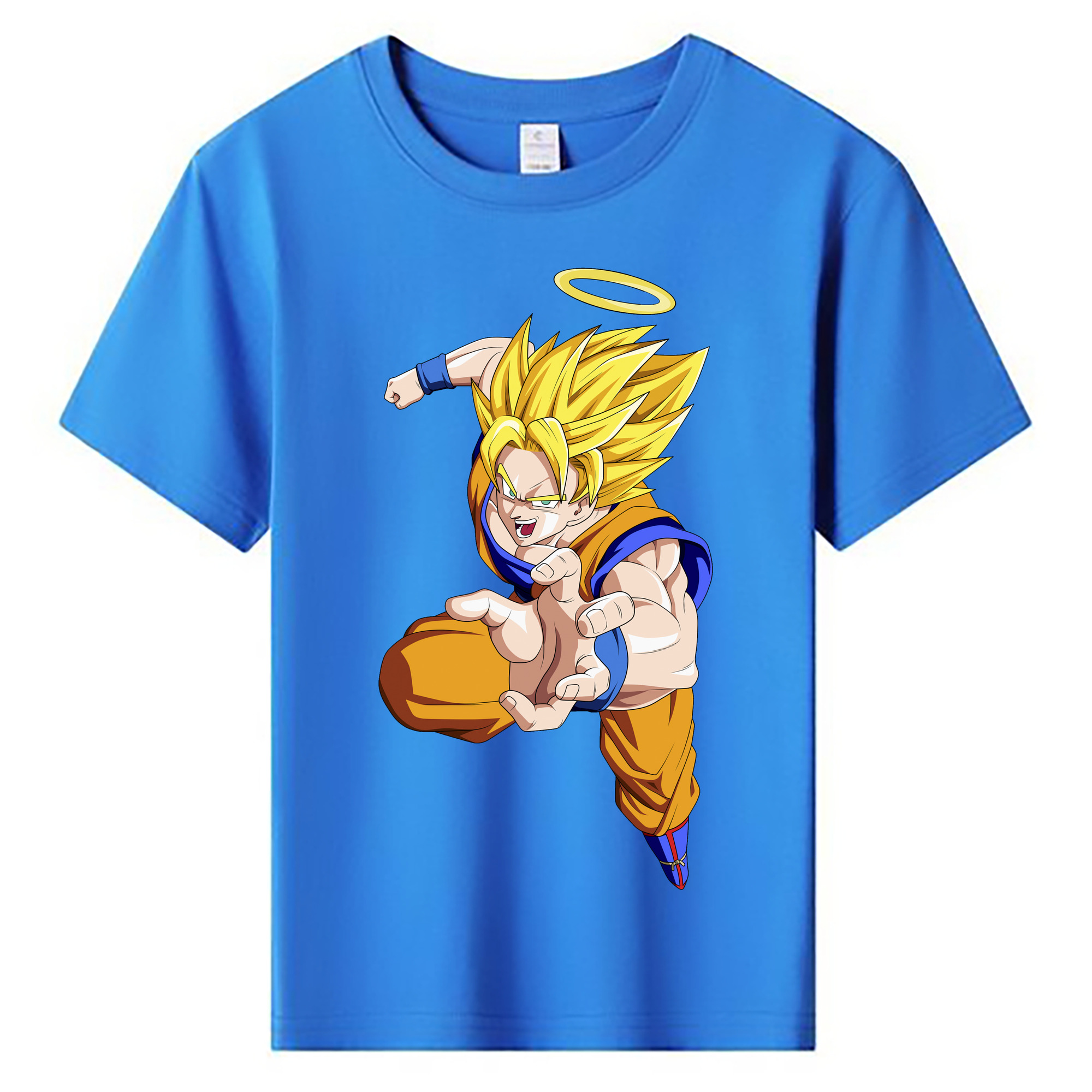 （画像用） ドラゴンボール 孫悟空（そん ごくう）Son Goku カカロット DRAGON BALL Kakarotto 綿100％キッズTシャツ（フロントプリント）